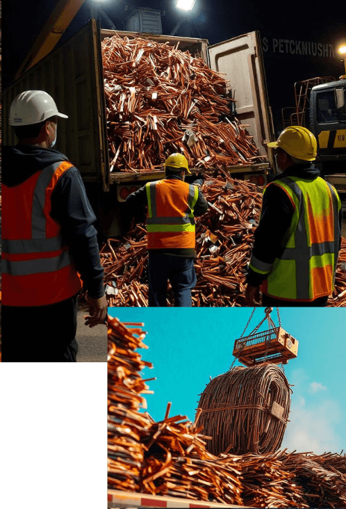 Scrap of copper